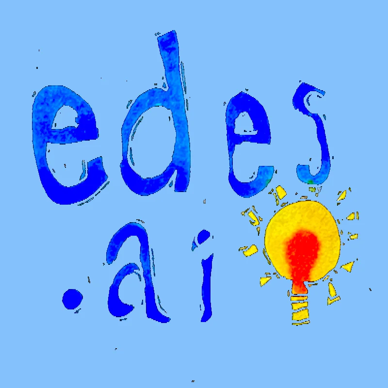 Transparent logo on a light blue background after removing black pixels