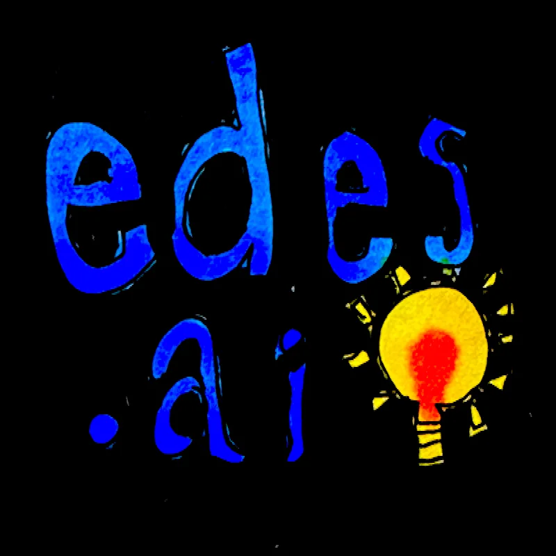 Colorful logo on a black background before removing the dark pixels